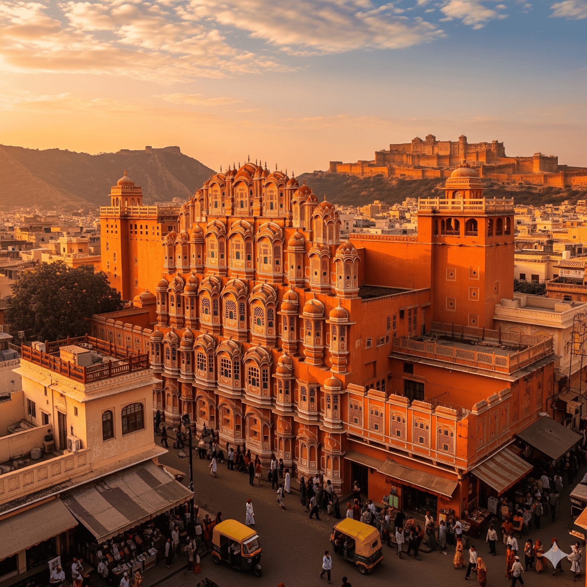Hawa Mahal in Jaipur, Rajasthan, India